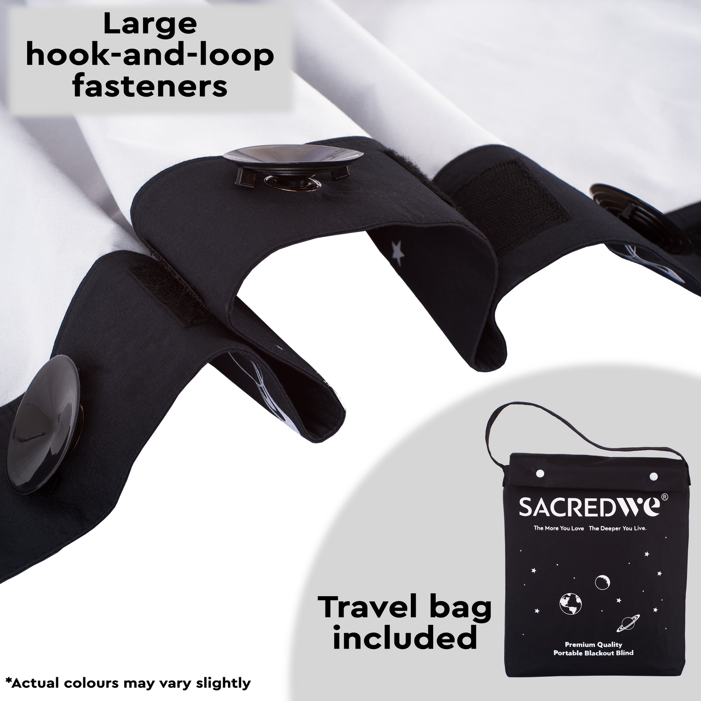 SacredWe® Portable Blackout Blind